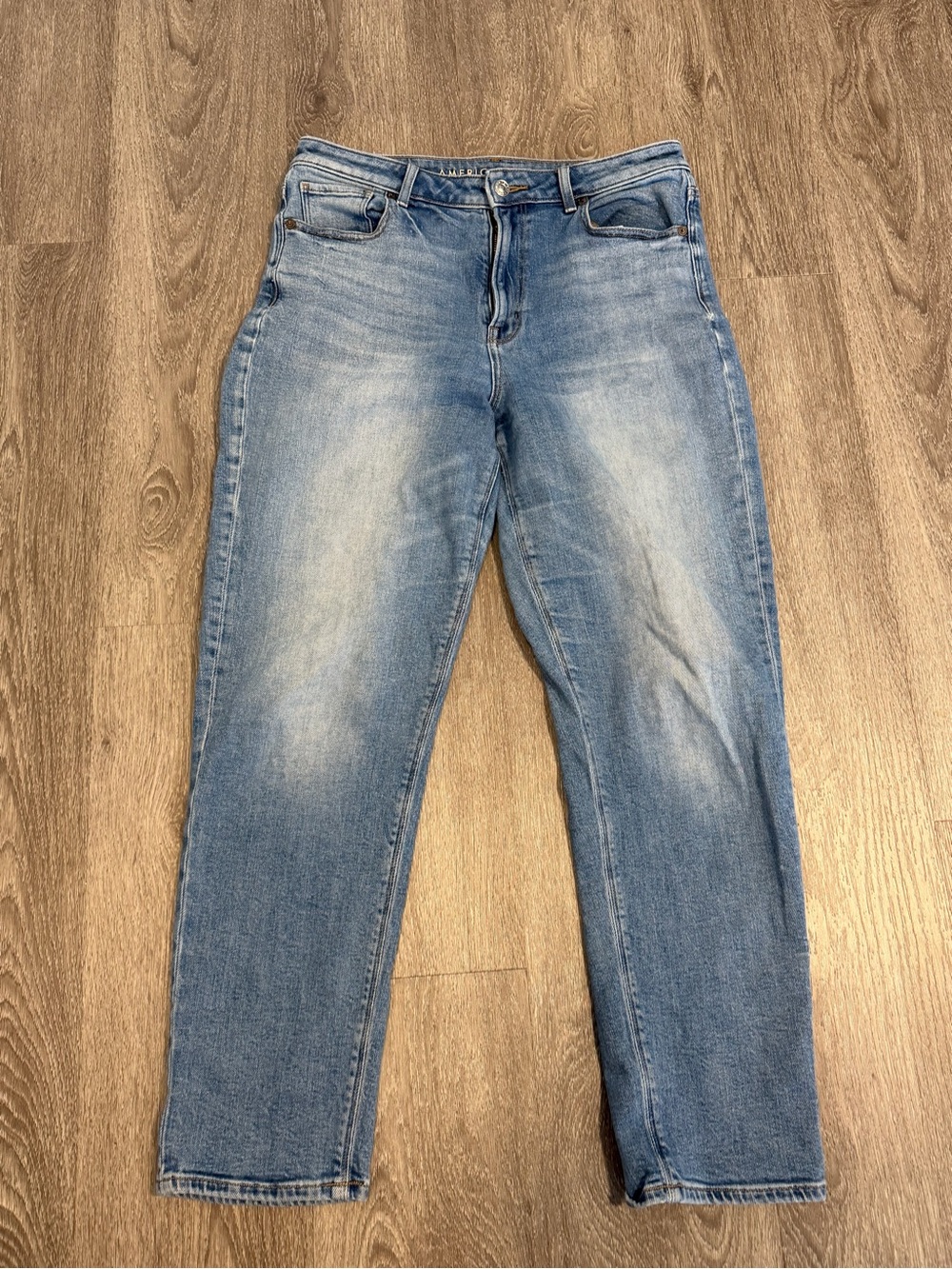 American Eagle Jeans Womens 8 Regular Jean Wash Light Blue